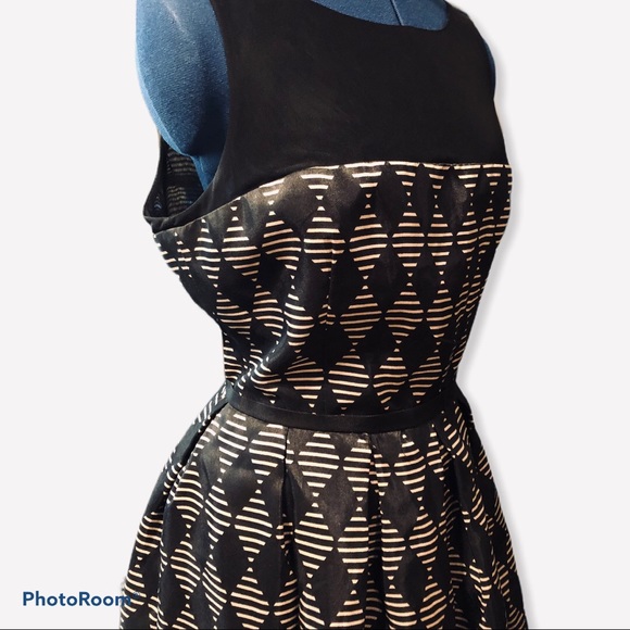 Just Taylor... Striped Triangle Print Dress 14 xl - Picture 6 of 13